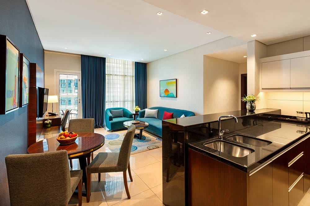 serviced hotel apartments in bur dubai