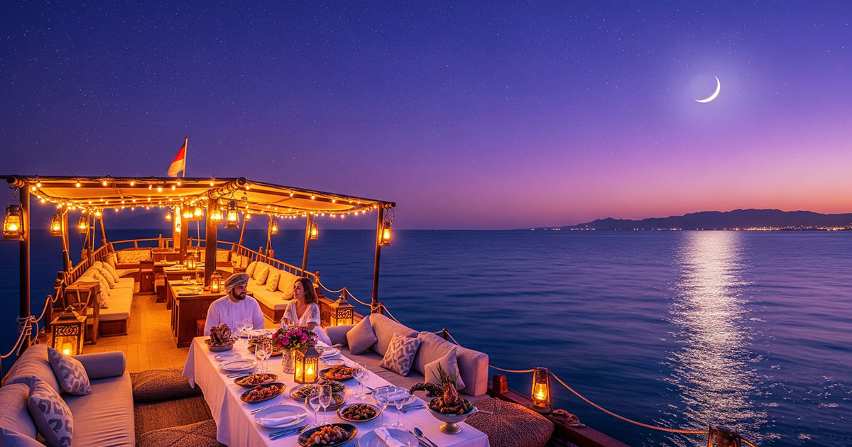 Creek dhow cruise dinner