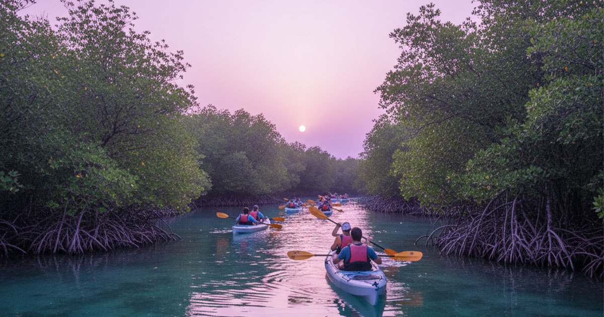 kayaking Abu Dhabi