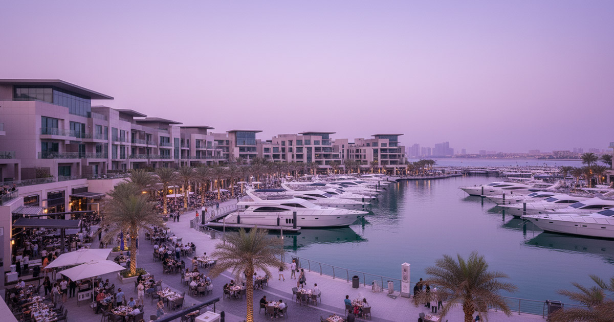 Dubai Marina promenade